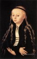 Portrait d’une jeune fille Renaissance Lucas Cranach l’Ancien